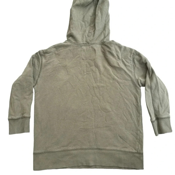 Old Navy Pop Sugar Collab Embroidered Bart Simpson Green Hoodie Size 6/7 Small - Picture 3 of 8